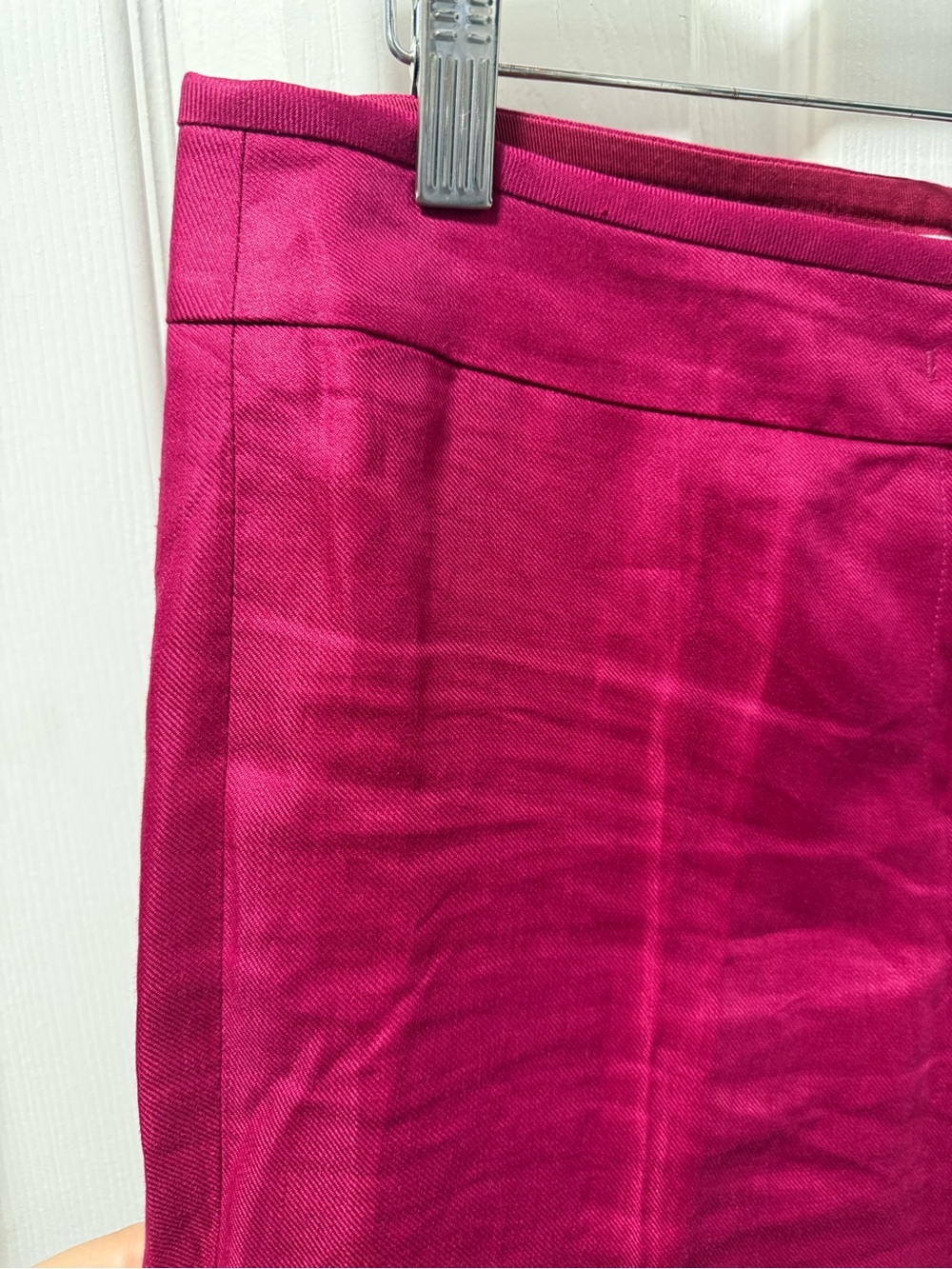 Armani Collezioni Magenta Straight-Leg Pants - Picture 4 of 7